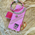 Chumki Sharee  With Exclusive Jwelary & Crown For Women-(COMBO SET). 
