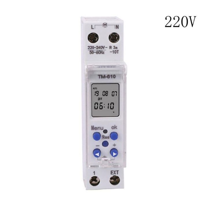 SINOTIMER%20TM610%20Programmable%20Timer%20Switch%20LCD%20Display%2018mm%20Single%20Module%20Din%20Rail%20220V%20External%20Trigger%20Switch%20-%20Image%208