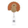 Cute Cartoon Retractable Hospital Nurse Badge Holder Reel ID Card Holder Keychains.
