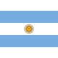 5 Pieces Argentina National Flag (17cmx10 cm)  for Decoration. 
