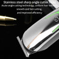 Electric Hair Trimmer Clipper Self-Cut Personal Haircutting Kit USB Charging Slicked-Back Hair Cutter for Men Home-use Salon Barber Low Nois Hair Clipper, EU Plug. 