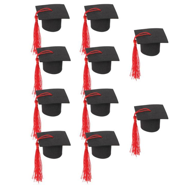 10pcs%20Mini%20Trencher%20Caps%20Graduate%20Ornaments%20Doctoral%20Caps%20Cake%20Decorative%20Cake%20Mini%20Graduation%20Season%20Souvenir%20Caps%20Ornaments%20-%20Image%203