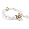 Pure White Crystal Stone Bracelet For Women. 