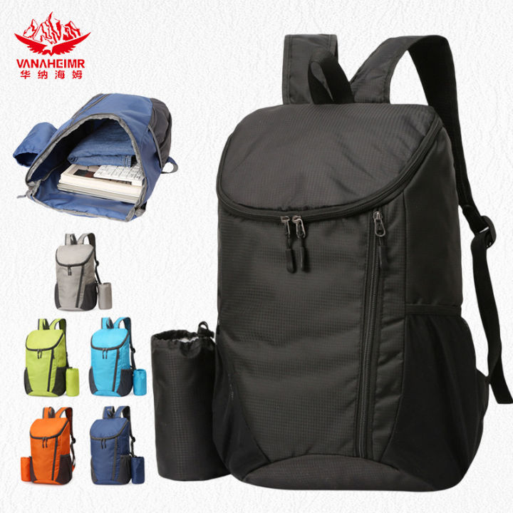 New Folding Backpack Lightweight Folding Bag Waterproof Large Capacity ...
