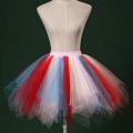 Women's New Carnival Costume Tulle Skirt Rockabilly Underskirt Short Shaggy Skirt Ball Gown Ballet Dance Dress Evening Dress.