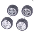 1/64 Wheels For Hotwheels with Rubber Tire Model Model Car Modified Parts Toys Power RefitCar model. 