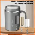 Carry Mug Thermos Coffee Cup with Straw Stainless Steel Thermos with Cup Lid Thermal Bottle for 500ml Coffee Mugs Thermal Cup. 