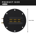 FORIDE 2Pcs Horns 4 Inches Pneumatic Tweeter Aluminum Ribbon Tweeter Ribbon Speaker for Ribbon Tweeter Tweeter Heads Horns.