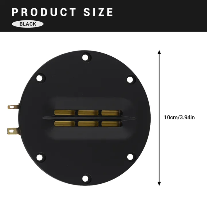 FORIDE%202Pcs%20Horns%204%20Inches%20Pneumatic%20Tweeter%20Aluminum%20Ribbon%20Tweeter%20Ribbon%20Speaker%20for%20Ribbon%20Tweeter%20Tweeter%20Heads%20Horns%20-%20Image%202