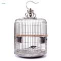 Hanging Cage with Feeder Bird Carrier Stainless Steel House Birdcages House for Budgies 30cmx50cm. 