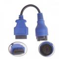 38Pin Cable OBD2 Diagnostic Tool Adapter Connector Diagnostic Trucks Interface Scanner Cable OBDII 16PIN Compatible With Benz IVECO.