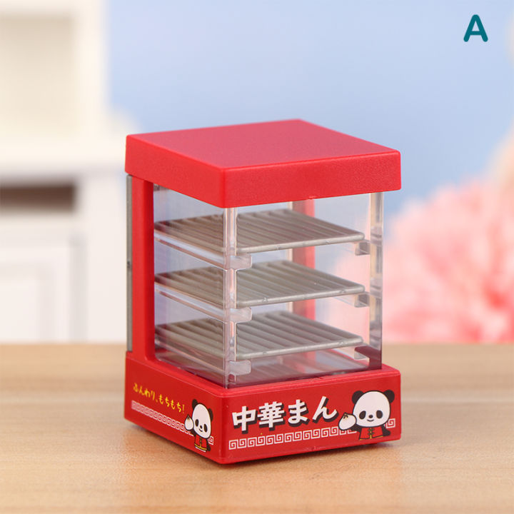 1:12 Dollhouse Miniature Micro-wave Oven Bread Cabinet Steam Box Household Electric Model Decor Toy Doll House Accessories Conbo