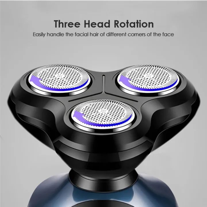 HEGRUS%20Trimmer%20Electric%20Shaver%20Trimmer%20For%20Men%20Rotary%20Razor%203%20in%201%20Facial%20Grooming%20Kit%20USB%20Rechargeable%20Beard%20Hair%20Cutter%20Machine%20Multifunctional%20Floating%20Razor%20Professional%20Electric%20Shaver%20For%20Men%20-%20Image%203