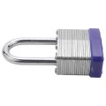 2 Pack Padlocks with Keys Shackle Padlocks Long Lock Heavy Duty Key Padlock Weatherproof Locks for Garden Shed Garage. 