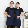 Comfortable Thin Kitchen Aprons for Woman Men Chef Work Apron for Grill Restaurant Bar Shop Cafes Beauty Nails Studios Uniform.