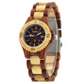 BEWELL Fashion Gifts Women's Wooden Watch Luminous Calendar Quartz Student Watch Factory Direct Stock. 