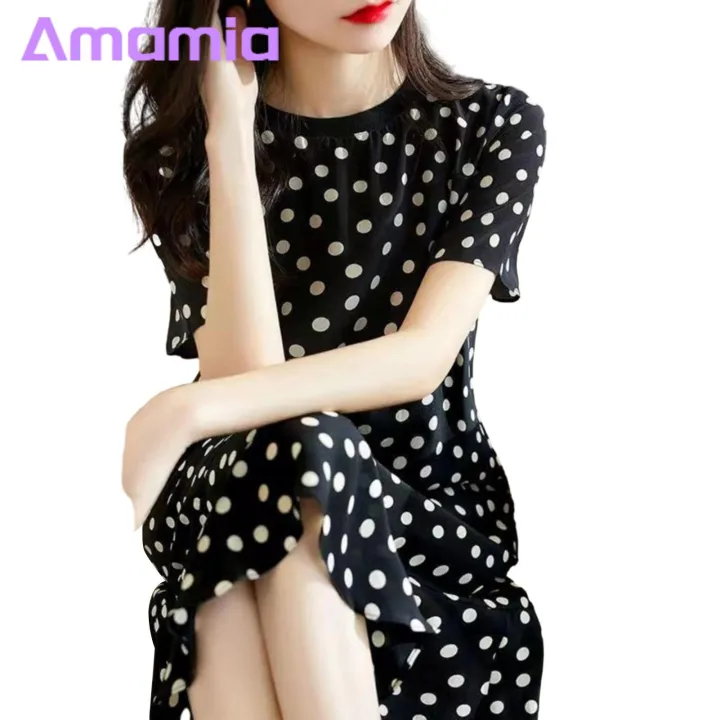 Casual%20Dress%20Floral%20Print%20Round%20Neck%20Nightdress%20for%20Women%20Comfortable%20Knee%20Length%20Homewear%20Midi%20Dress%20with%20Short%20Sleeves%20Casual%20Lady%20Nightgown%20for%20Women%20Cotton%20Silk%20Dress%20-%20Image%202