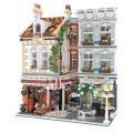 Creative Expert Street View Moc Fire Station Model Modular Mini Building Blocks Bricks Kids Children Sets Toy Boutique Hotel. 