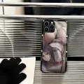 Anime Girl Waifu Phone Case New For Iphone 15 14 13 12 11 Pro Max X 7 8 Plus 2020 SE Metallic Paint Glass Mobile Phone Case. 