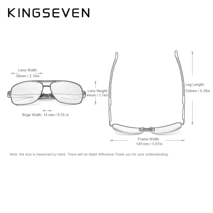 KINGSEVEN%202020%20Aluminum%20Brand%20Pilot%20Polarized%20Sunglasses%20Men%20Women%20Fashion%20Frame%20Male%20Sun%20Glasses%20For%20Driving%20Oculos%20de%20sol%20-%20Image%203