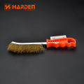 Harden 225mm Copper Wire Brush 225mm PVC Handle Cleaning Brush 620140. 