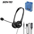 Computer operator headset student online class listening training high-quality wired headset JTY-900DM/JTY440/SY490MV. 