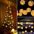 Outdoor Solar Powered Lantern String Lights Garden Lantern Fcheerfulairy LED Light for Garland Patio Wedding Christmas Tree Decor. 
