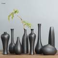 Ceramics Flower Vase, Planter Pot, Decorative Modern for Living Room Indoor Home 20x4cm.