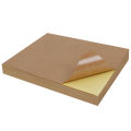 Brown Kraft Sticker Paper A4 | Printable Self-Adhesive Labels for Crafts, Scrapbooking & Business Use. 