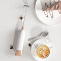 Electric Milk Frother Foam Maker Mixer for Coffee Portable Whisk Drink Mixer Mini Foam Maker Frothing Egg Beater Battery Powered.