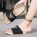 Slippers Men's Summer Outdoor Non-Slip Deodorant Home Household Sandals Men's Sports Soft Bottom Drooping Beach Sandals.
