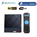 T95 max plus Smart TV Box Android 9.0 Amlogic S905X3 4G 32G64GB 1000M 8K 4K Media Player 2.4G 5G Wifi 1080P Set Top Box 3D Video.