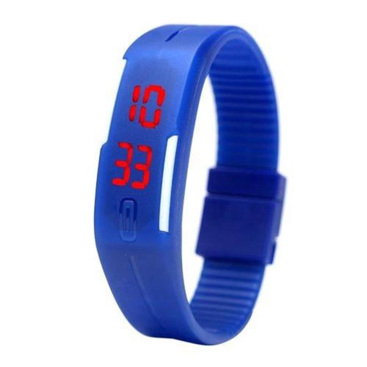 Silicon LED Sports Watch - Blue