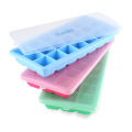 Silicone Ice Cube Tray with 24/37 Cavity Ice-Making Box for Easy and Convenient Ice Making and Storage. 