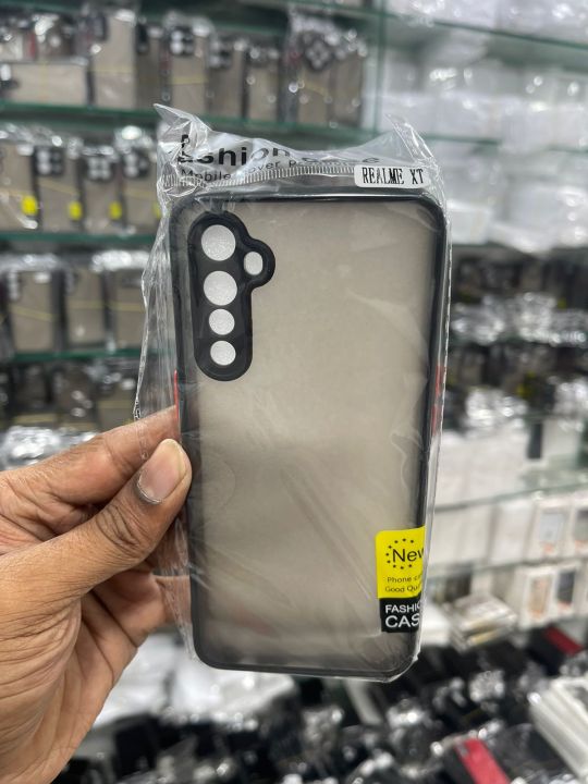 Realme XT / Realme X2 Mat Protective Transparent Airbag Bumper Phone Case Back Cover