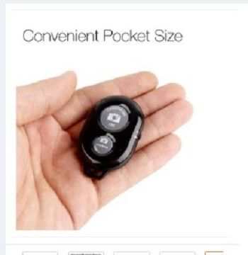 Selfie Remote Shutter Bluetooth Wireless Shutter Camera Phone Remote Control for IOS Android TikTok