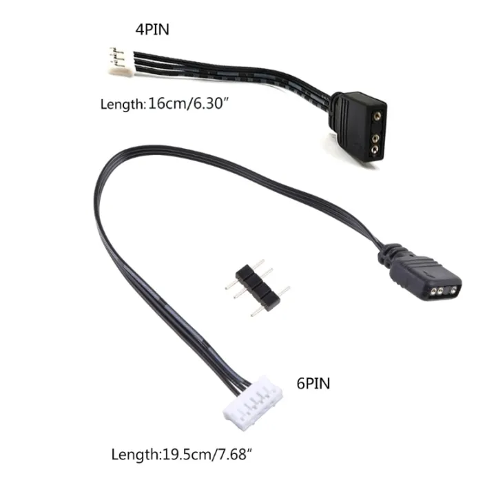Fan%20Controller%20Adapter%20Cable%205V%203-pin%20To%206pin/%204pin%20Converter%205V%20ARGB%203Pin%20to%204Pin%206Pin%20for%20Coolmoon%20Cool%20Moon%20Fans%20-%20Image%204