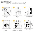 Unique Shape Decals Inspi g Vinyl Stickers 60pcs Water Resistant Easy to Apply Remove Durable Pvc Decals for Kids Adults Soutast Asian Favorites Inspirational Stickers. 