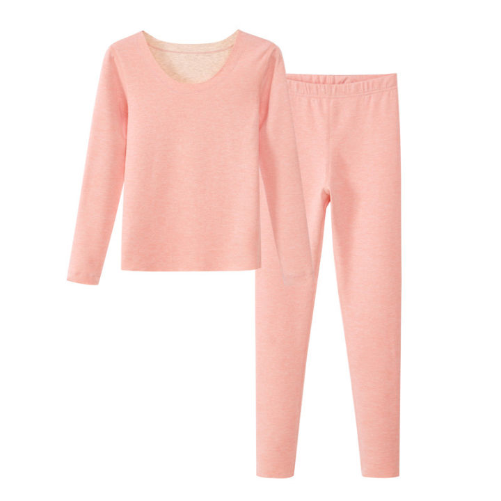 Thermal%20underwear%20ladies%20suit,%20wool%20silk%20thickened%20round%20neck%20cation%20autumn%20coat%20autumn%20pants%20base%20integrated%20winter%20pajamas%20-%20Image%204