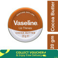 Vaseline Lip Therapy Cocoa Butter – 20g Moisturizing Lip Balm for Dry & Chapped Lips. 