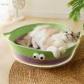 Woven Cat Bed Universal Portable Woven Rope for Rabbit Large Cats Kitten. 