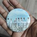 4pcs Custom BTS Bangtan boys Tinplate Brooch Pin Badge.