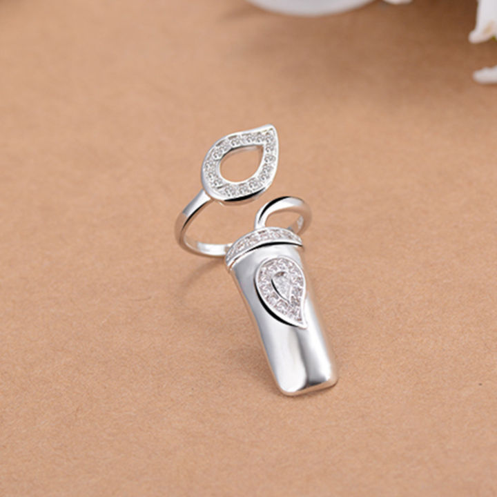 Wholesale%20Creative%20Jewelry%20Ring%20Rhinestone%20Nail%20Ring%20Adjustable%20Finger%20Nail%20Ring%20For%20Women%20-%20Image%206