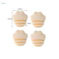 4Pcs Table Corner Guards Corner Protector Paw Print Silicone Corner Cushions Child Baby Proofing Corner Edge Protection for Cabinet Cupboard. 