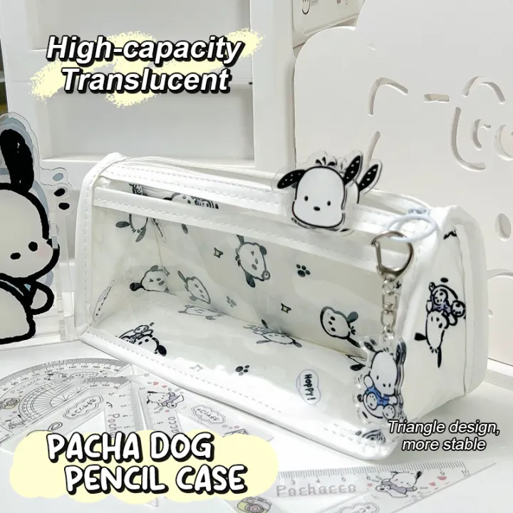 Clear%20Hello%20Kitty%20Pencil%20Case%20Sanrio%20Pochacco%20Pen%20Bag%20Capybara%20Cosmetic%20Bag%20NOVO%20-%20Image%202