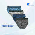 Assorted 5 Pcs Combo Pack of Cotton Brief Underwear for Men. 