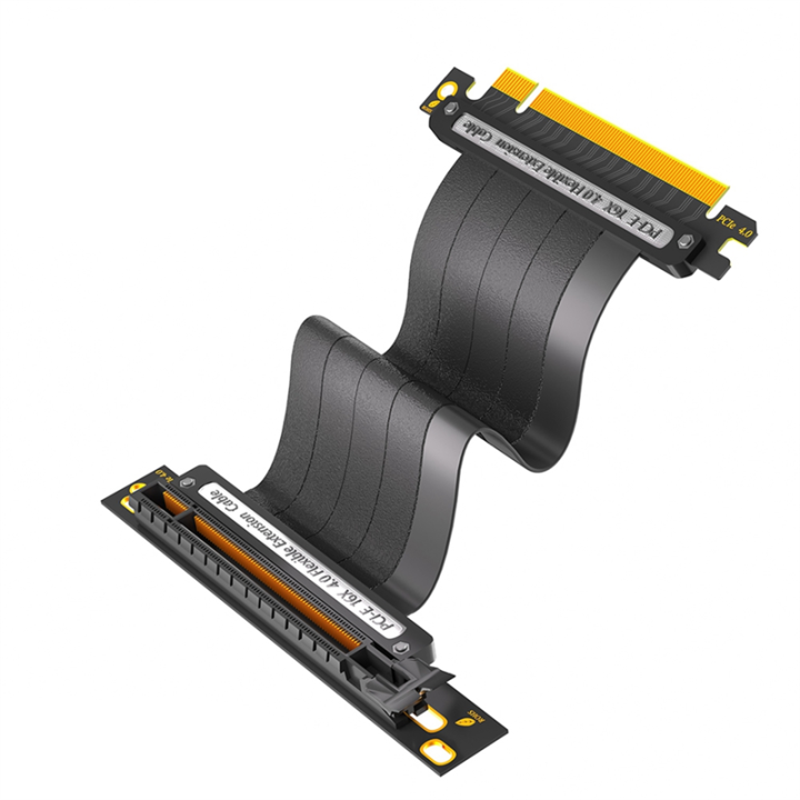 Extension Cable PCIE 4.0 16X 64GBS High Speed GPU Riser Cable for GPU ...