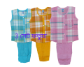 3 set baby boys cotton fotua | Baby boys maggie sleeve fotua set.