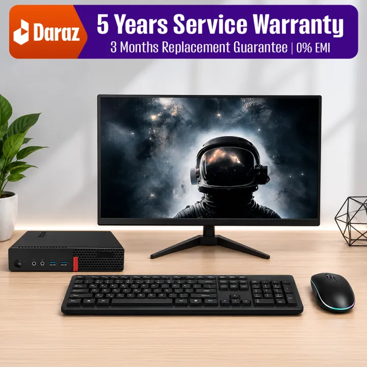 Lenovo%20ThinkCentre%20M910q%20Tiny%20Core%20i5%207th%20Gen%20Mini%20PC%20Full%20Setup%20with%2019"%20HD%20Monitor,%20Keyboard%20&%20Wireless%20Mouse%20-%20Image%202