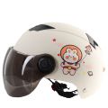 Cross-border exclusive helmet electric car female Harley space battery car M cartoon paint summer adult safety half helmet.